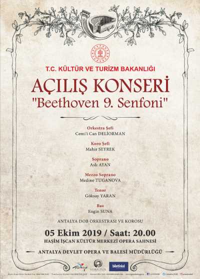 Antalya DOB Açılış Konseri Beethoven 9. Senfoni